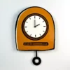 Creative wall clock home retro desktop clock modern simple swing clock living room silent jam dinding