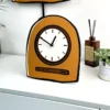 Creative wall clock home retro desktop clock modern simple swing clock living room silent jam dinding