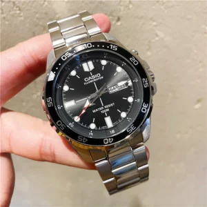 Men Stainless Steel Watch WaterProof Lighting Day Date Calendar Casual Luxury Business Watches Jam Tangan Rantail Lelaki