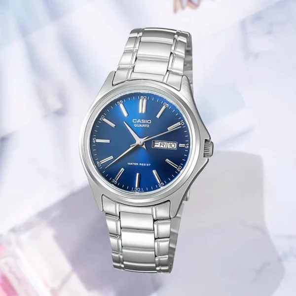 Fashion Men Women Unisex Date Week Dual Calendar WaterProof Stainless Steel Watches