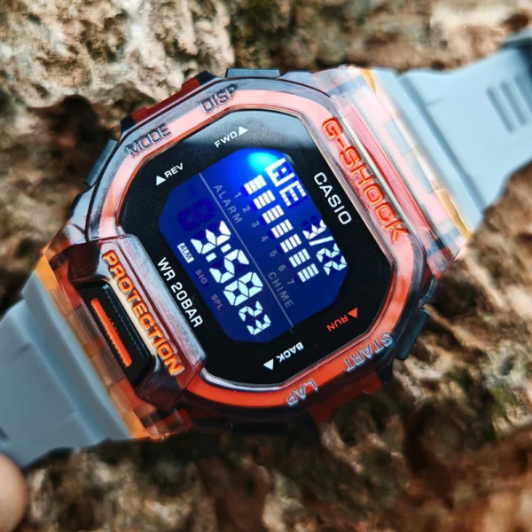Men Women Digital Watch Rubber Silicone Strap Shock Resistance Sport Watch Daily Decoration