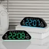 sg-11134201-820mu-mnckey3oit4yf8.webp Simple LED electronic alarm clock silent living room wall clock multi function temperature and humidity display large screen digital clock 5530