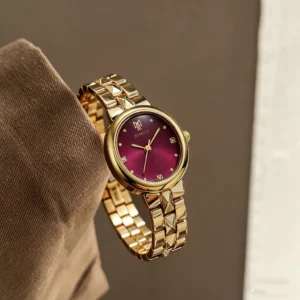 Women Fashion Luxury Casual Stainless Steel Quartz Watch Vintage For Women Girl Gift