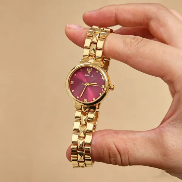 Women Fashion Luxury Casual Stainless Steel Quartz Watch Vintage For Women Girl Gift