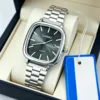 Men Stainless Steel Quartz Watch Fashion Casual Student Adjustable Watches