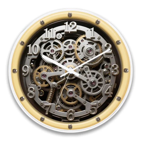 sg-11134201-825zq-mjvfgi04fyf5eb.webp 25 cm European retro clock mechanical wall clock living room home fashion gear high end light luxury clock wall decorative painting