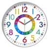 30 cm early education children s learning wall clock silent living room home bedroom clock bedroom wall clock without punching