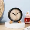 sg-11134201-8260z-mln8k7hechz4da.webp Creative solid wood clock pendulum desktop clock style simple desktop clock placement bedroom silent desk clock