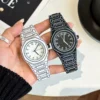 Men s Waterproof Plastic Quartz Watch Fashion Casual  Black Large Dial Sports Watch
